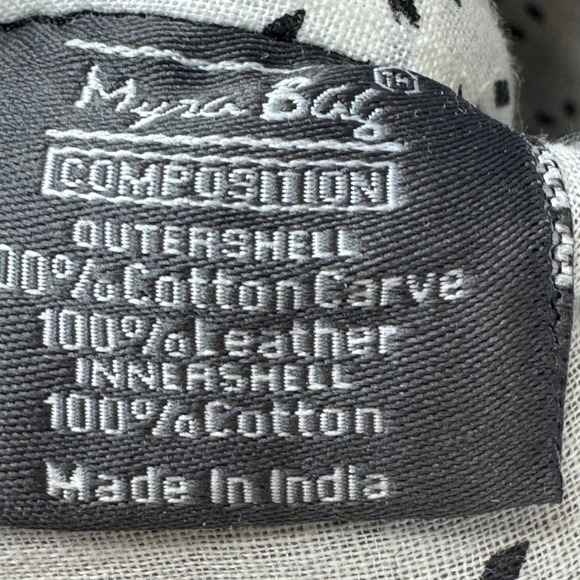 Myra Bag Sel de Mer Paris Canvas Leather Crossbody Bag Gray Small Messenger - Picture 8 of 15